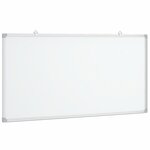 vidaXL Tableau blanc magnétique 100x50x1 7 cm aluminium