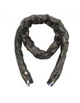 THIRARD - Chaîne acier cémenté zingué Loops  vélo  barrières  Ø 6mm  0.9m  gaine PVC - THIRARD