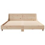vidaXL Cadre de lit sans matelas 150x200 cm bois de pin massif