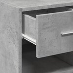 vidaXL Buffet gris béton 50x42 5x93 cm bois d'ingénierie
