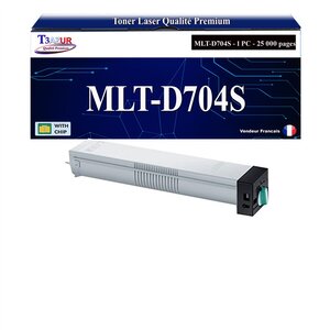T3AZUR - Toner compatible avec Samsung MLT-D704S MLTD704S pour Samsung MultiXpress SL-K3250NR SL-K3300NR SLK3250NR SLK3300NR