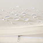 Tectake salon de jardin ibiza 6 places avec 2 sets de housses + housse de protection - noir