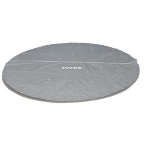 Bâche a bulles renforcée pour piscine - Ronde - Ø 4,27 m - Gris