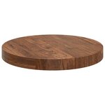 vidaXL Plateau de table Marron Clair Ø 40 x 4 cm Bois de chêne massif