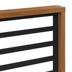 vidaXL Ensemble de canapés d'extérieur 7 pc Naturel et Anthracite