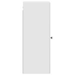 vidaXL Armoire Murale Blanc brillant 33 x 34 5 x 90 cm