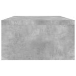 vidaXL Support de moniteur Gris béton 42x24x13 cm Bois d'ingénierie