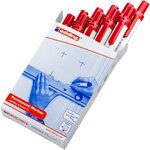 Marqueur Permanent Retract 11 Rouge Pointe Moyenne 1 5-3 mm x 10 EDDING