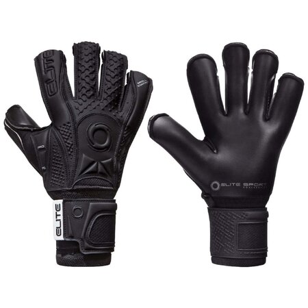 Elite sport gants de gardien de but black solo taille 6 noir