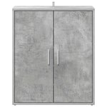 vidaXL Armoire à chaussures Gris béton 60x35x70 cm Bois d’ingénierie