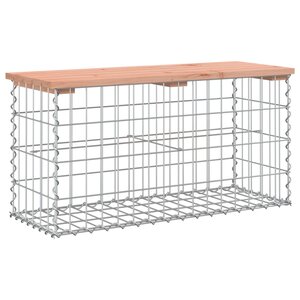 vidaXL Banc jardin design gabion 83x31 5x42 cm bois massif de douglas