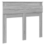 vidaXL Tête de lit Gris Sonoma 120 cm Bois d'ingénierie