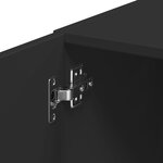 vidaXL Armoire murale noir 50x42 5x40 cm bois d'ingénierie