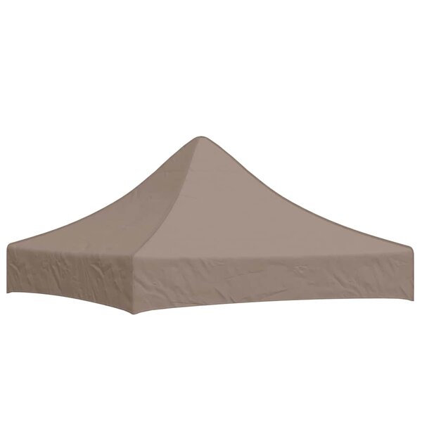 vidaXL Toit de tente de réception 2x2 m Taupe 270 g/m²