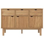 vidaXL Buffet OTTA 114x43x73 5 cm Bois massif de pin