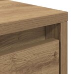 vidaXL Table basse avec tiroirs chêne artisanal 70 5x70x40 cm