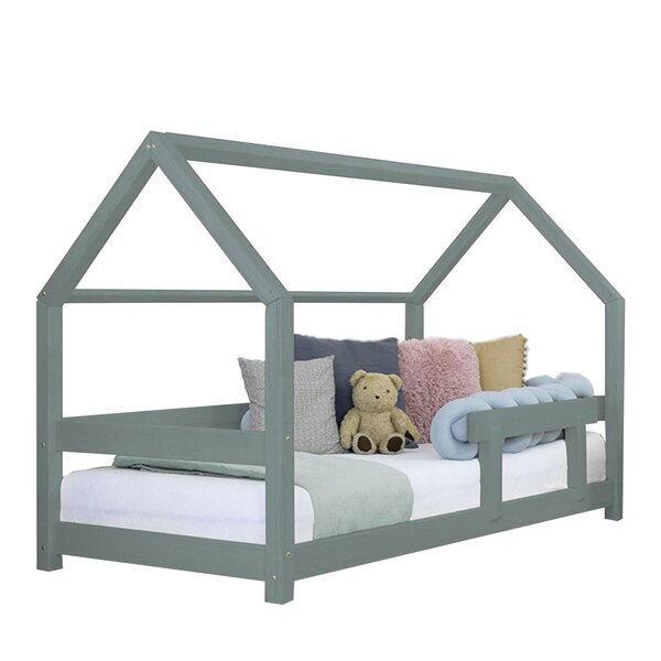 Lit cabane enfant TERY 90 x 180 vert sauge
