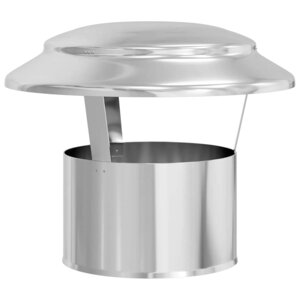 vidaXL Housse de pluie pour cheminée Argent 25 x 25 x 20 cm