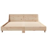 vidaXL Cadre de lit sans matelas 120x200 cm bois de pin massif