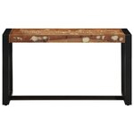 vidaXL Banc multicolore 80x35x45 cm bois massif récupération