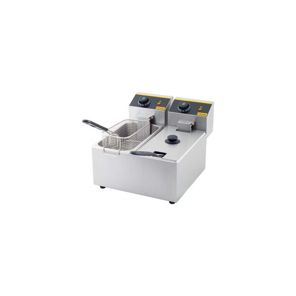 Friteuse inox double cuves 2 x 3 l - stalgast -  - inox 360x270mm