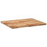 vidaXL Dessus de bureau fini à l'huile 100x80x4cm bois d'acacia massif