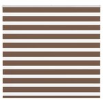 vidaXL Store zèbre marron 155x150cm largeur du tissu 150 9cm polyester
