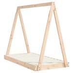 vidaXL Cadre de lit pour enfant 70x140 cm bois de pin massif