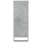 vidaXL Armoire à étagères gris béton 69 5x32 5x90 cm bois d'ingénierie
