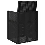 vidaXL Chaises de jardin salle à manger 2 Pièces Anthracite et crème PP
