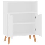 vidaXL Buffet blanc 60x30x72 cm bois d'ingénierie