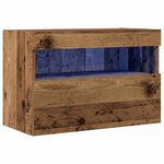 vidaXL Meuble TV mural Bois ancien 60 x 30 x 40 cm Bois d'ingénierie