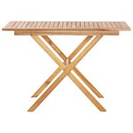 vidaXL Ensemble à dîner de jardin 3 Pièces Résine tressée et acacia Noir