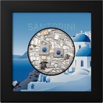 Pièce de monnaie en Argent 25 Dollars g 155.5 (5 oz) Millésime 2024 Bucket List SANTORINI
