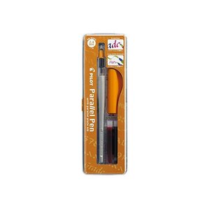 Coffret Stylo plume calligraphique Parallel Pen Corps Orange Pointe Moyenne 2 4 mm PILOT
