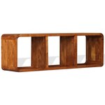 vidaXL Meuble TV Bois massif avec finition miel 120 x 30 x 40 cm