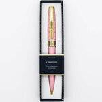 Stylo personnalisé prénom de femme au choix - Pastel Chic - Christine - Draeger