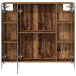vidaXL Armoire Miroir de Salle de Bain Bois ancien 80 x 14.5 x 70 cm