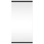 vidaXL Armoire de bain à miroir d'angle noir 30x24x60 cm