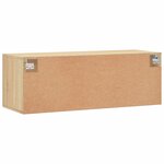 vidaXL Armoire murale chêne sonoma 100x36 5x35 cm bois d'ingénierie