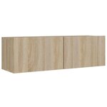 vidaXL Ensemble de meubles TV 8 Pièces Chêne sonoma Bois d'ingénierie