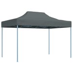 vidaXL Tente de réception pliable 3x4 m Acier Anthracite