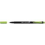 Stylo Feutre Fineliner Intensity Pointe Baguée métal Fine 0 4mm Vert Clair x 3 BIC