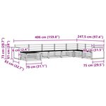 vidaXL Ensemble de canapés d'extérieur 8 pc Naturel