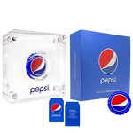 PEPSI BOTTLE CAP argent Proof monnaie 500 Francs Chad 2022