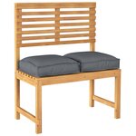 vidaXL Coussin pour assise de palette 2 Pièces Anthracite 40 x 40 x 8 cm