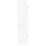 vidaXL Buffet haut Blanc Bois d'ingénierie