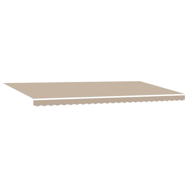 Store manuel rétractable vidaXL Beige 600x350 cm