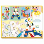 Djeco DJ08998 - Créer avec des formes - Un monde à créer  lettres