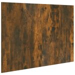 vidaXL Tête de lit Chêne fumé 120x1 5x80 cm Bois d'ingénierie